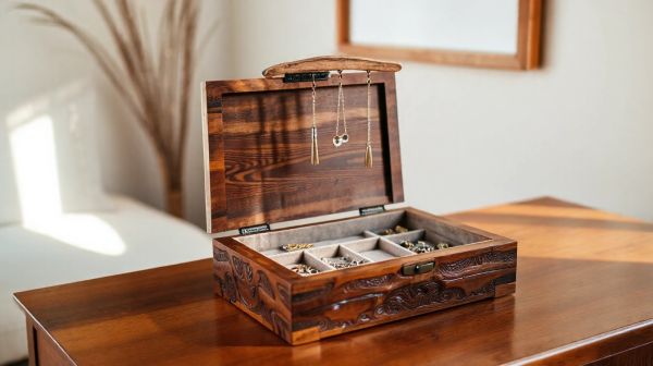 Les meilleures solutions de rangement pour vos bijoux en bois